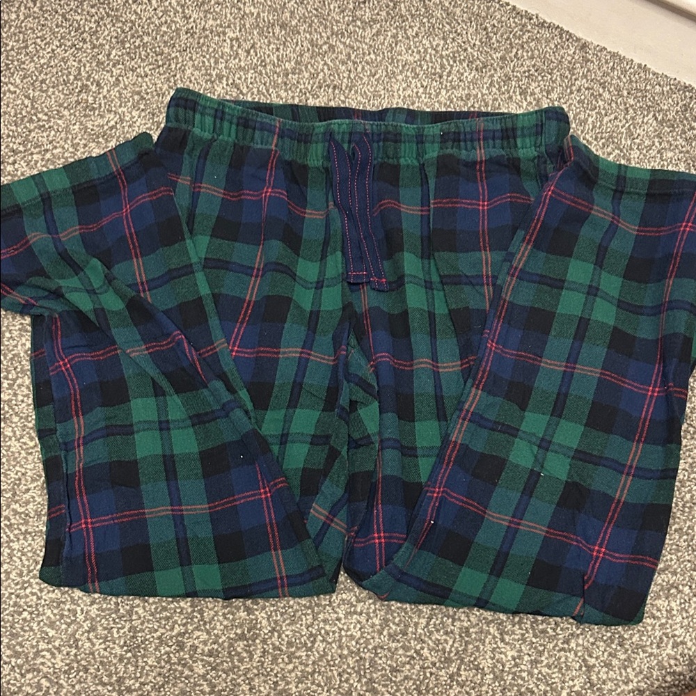 Plaid Pajamas - Green and Blue